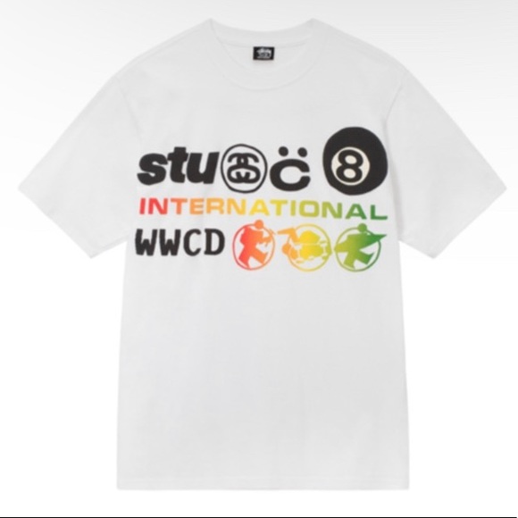Stussy x Cactus Plant Flea Market Tee Shirt White PT. 2 - Picture 1 of 2